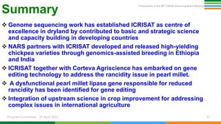 Genetic Gains Governing Board April 2021