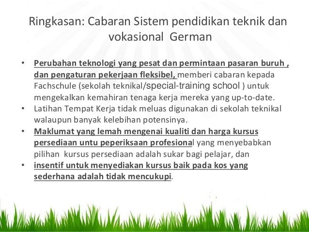 PENDIDIKAN VOKASIONAL DAN TEKNIK DAN KEPERLUAN GUNA TENAGA ...