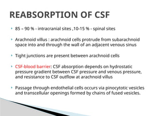 Blood brain barrier and csf dynamics | PPTX