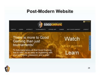 Post-Modern Website
28
 