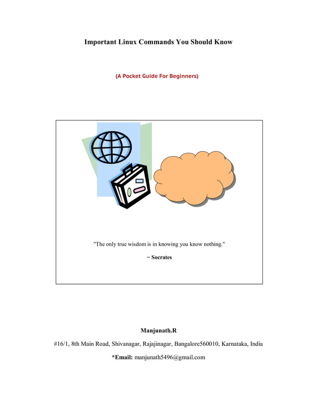 Important Linux Commands You Should Know | PDF