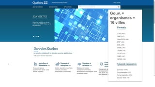 Gouv. +
organismes +
16 villes
 