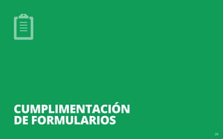 CUMPLIMENTACIÓN 
DE FORMULARIOS 
24 
 
