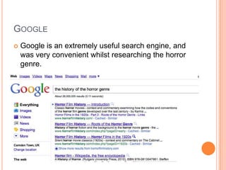 PhotoshopThrough the frequent use of Photoshop I started grasping the ability to successfully manipulate images to a good standard.I added the ‘texturizer’ effect to the ‘Empire’ title. I used the ‘angled strokes’ effect to the original image of my character.I used the ‘liquify’ tool to add the sharp points anddrips to the letters.I experienced some problems with layers, some become damaged and I lost some of the original quality I had. 