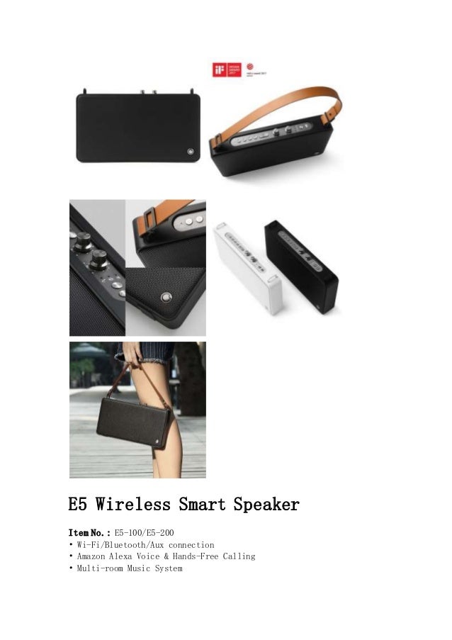 e5 wireless smart speaker