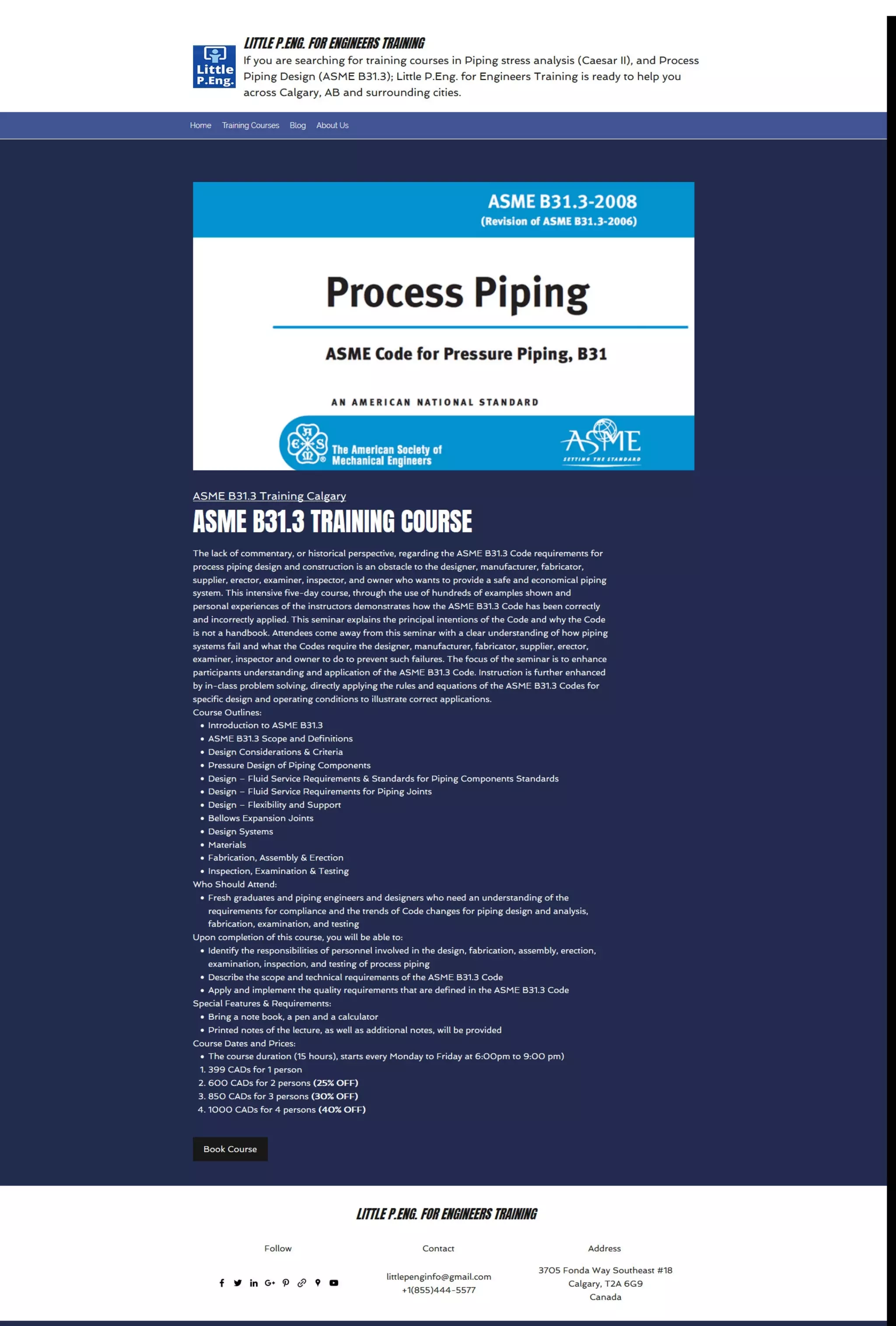 ASME B31.3 Training Course PDF