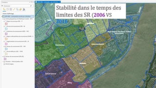 Stabilité dans le temps des
limites des SR (2006 VS
2016)
 