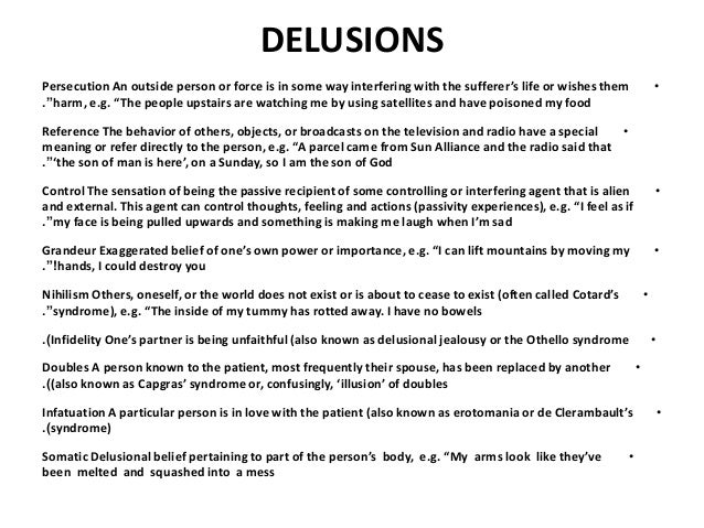 Lecture 5 schizophrenia i