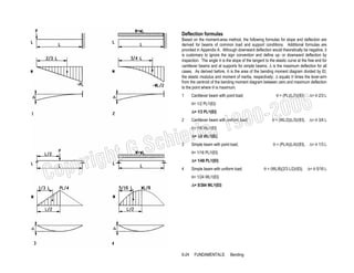 Deflection Design Guide Architectural structures | PDF