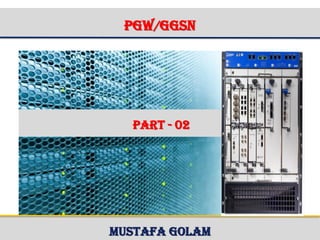PGW/GGSN
PART - 02
Mustafa Golam
 