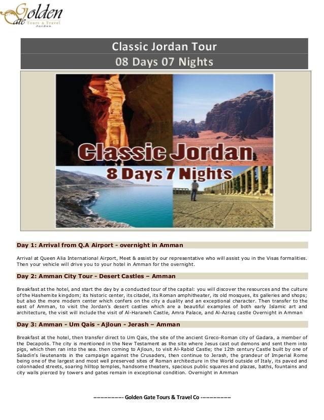 8 days in jordan