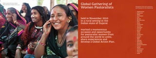 Global Gathering of
Maldhari pastoralists from Gujarat,
India, participate in a forum at the
Global Gathering of Women Pas...