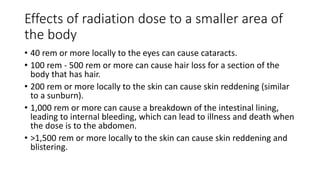 Ionizing Radiation & Health | PPTX