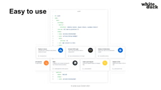 Easy to use
© white duck GmbH 2021
 