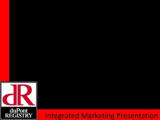Integrated Marketing Presentation 