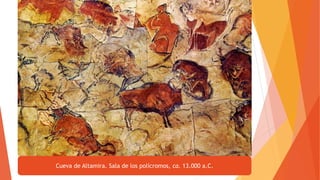 Cueva de Altamira. Sala de los polícromos, ca. 13.000 a.C.
 