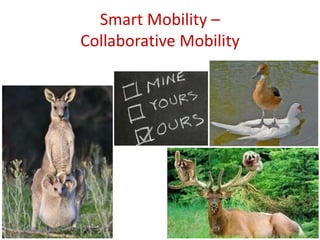 Smart Mobility –
Collaborative Mobility
