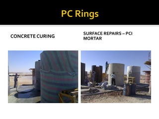 CONCRETE CURING
SURFACE REPAIRS – PCI
MORTAR