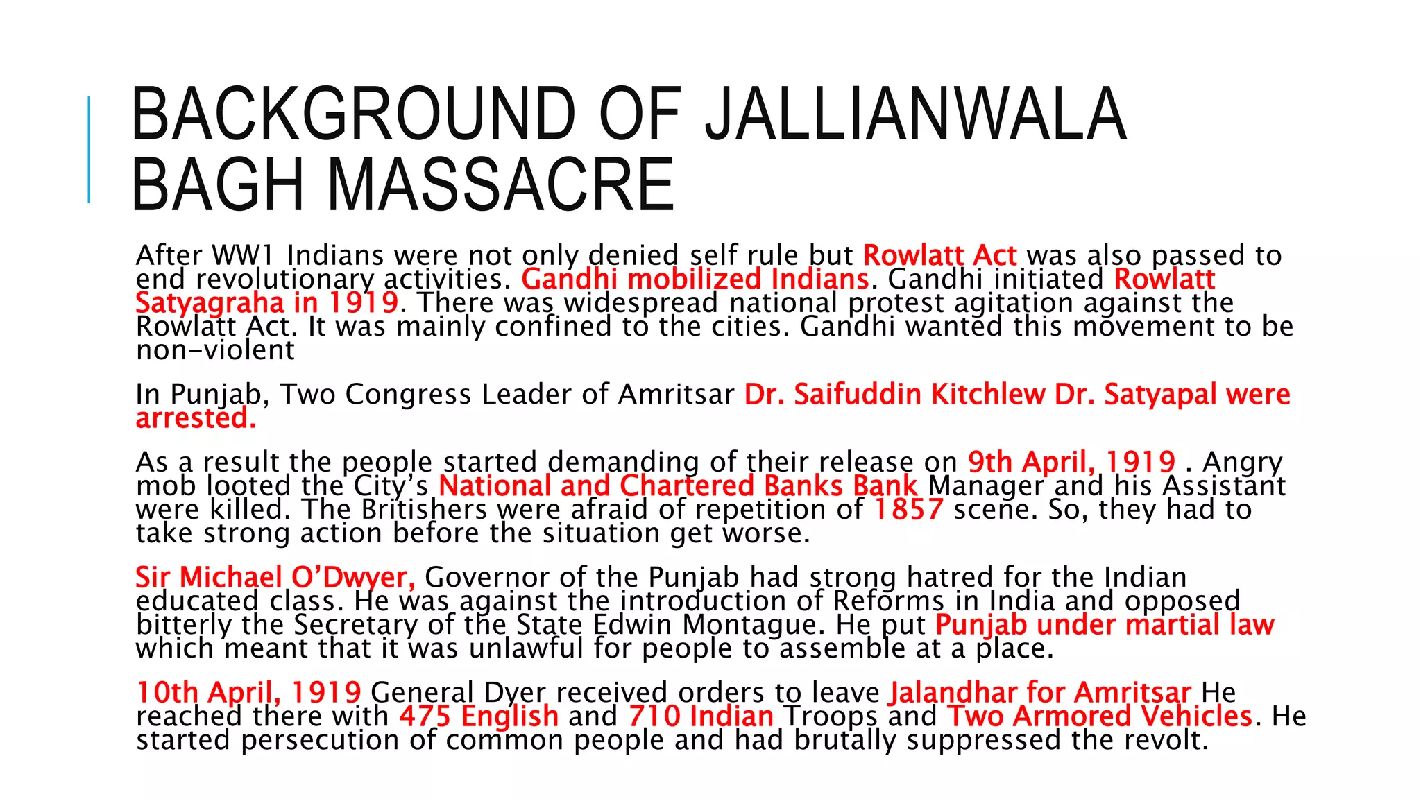Ghadar Movement ,Rowlatt Act and Jallianwala Bagh Massacre.pptx