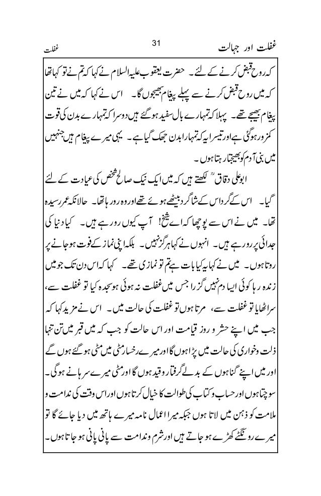 Ghaflat Aur Jahalat By Sikander Naqshbandi