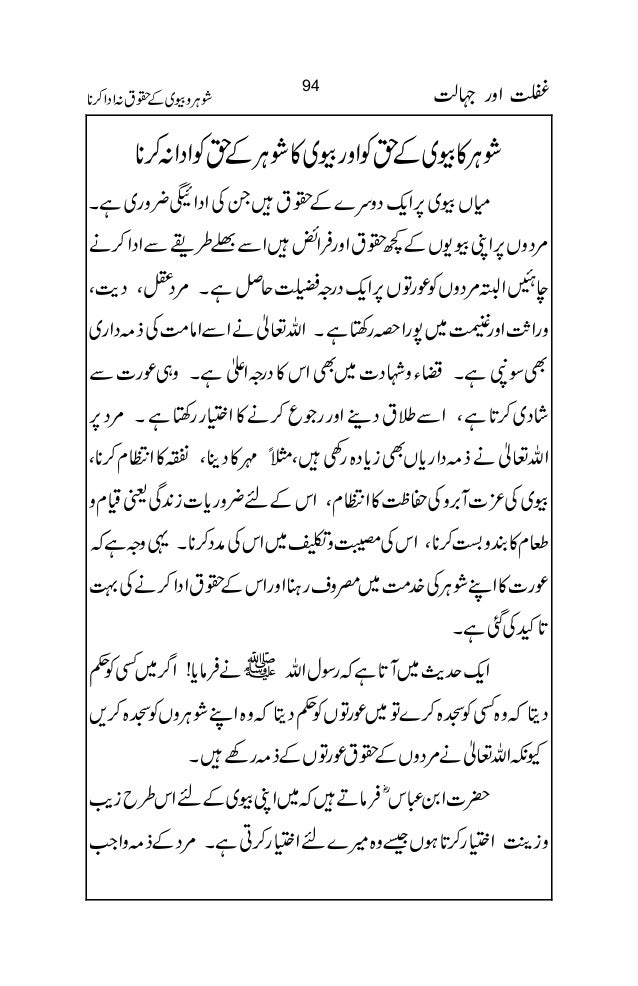 Ghaflat Aur Jahalat By Sikander Naqshbandi