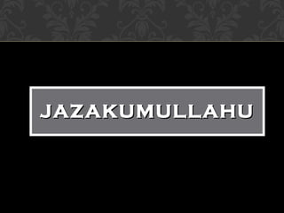 JAZAKUMULLAHU 