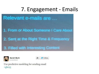 7. Engagement - Emails

 