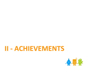 II - ACHIEVEMENTS 