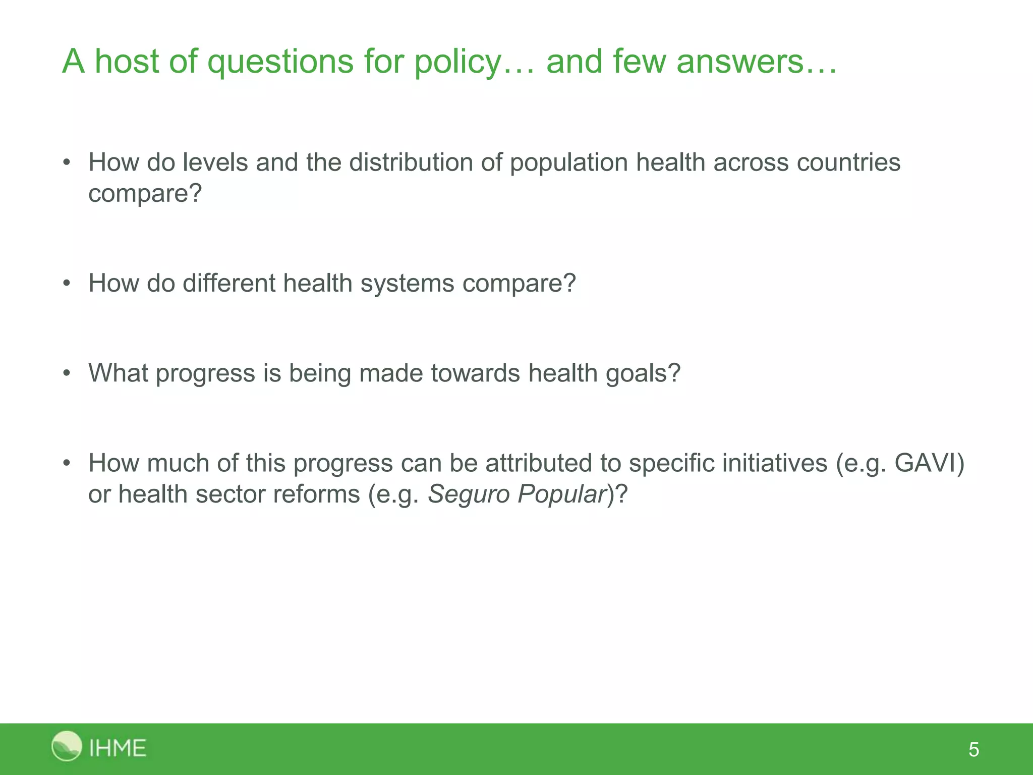 Innovations in Health Service Evaluation Techniques: Intro