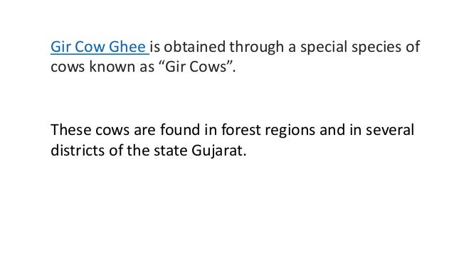Gir Cow Ghee and its Health Benefits