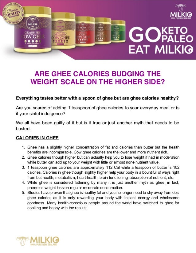 Are ghee calories budging the weight scale on the higher side?