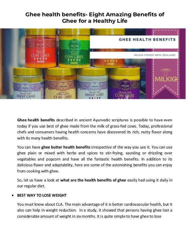 Ghee health benefits eight amazing benefits of ghee for a healthy li…