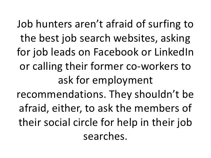 Can You Say "Help Me Get a Job?"