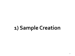1) Sample Creation 
40 
 