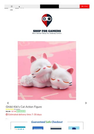  0 ITEMS
LOG IN
Color
2 White Cat
Sale Ends Once The Timer Hits Zero!
Ghibli Kiki's Cat Action Figure
     38 reviews
$31.68 $17.68 SAVE $14.00
 Estimated delivery time 7-30 days
USD
 
