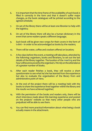 The Human Library Guide | PDF