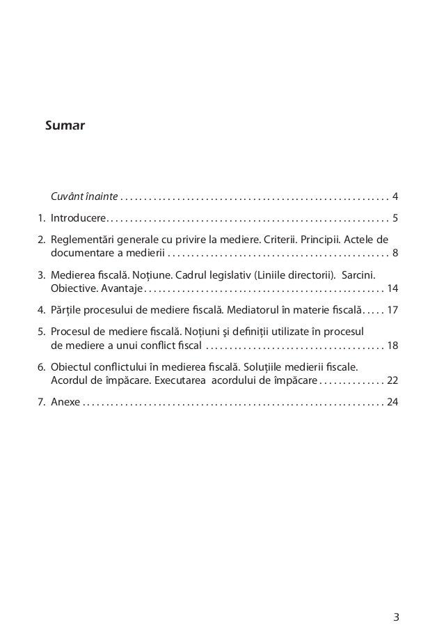 Ghid De Mediere A Conflictelor Fiscale
