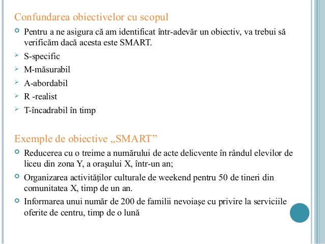 Exemple De Obiective Smart  5