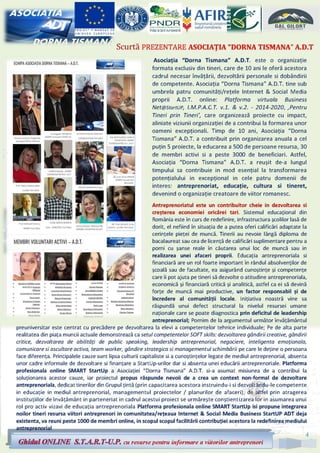 3
Ghidul ONLINE S.T.A.R.T-U.P. cu resurse pentru informare a viitorilor antreprenori
 