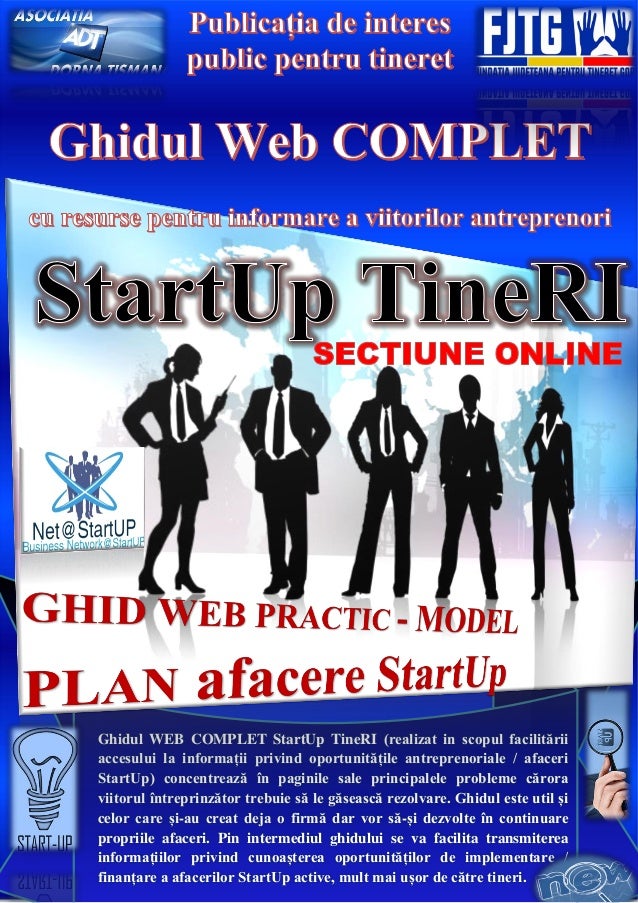 Ghid Web Practic Model Plan Afacere Start Up Tineri Adt