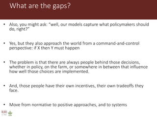 Animal disease control and value chain practices: Incorporating economics and systems thinking approaches  