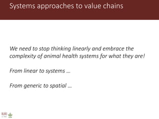 Animal disease control and value chain practices: Incorporating economics and systems thinking approaches  