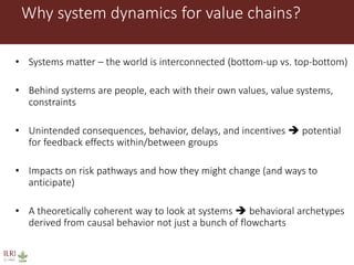 Animal disease control and value chain practices: Incorporating economics and systems thinking approaches  