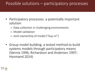 Animal disease control and value chain practices: Incorporating economics and systems thinking approaches  