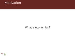 Animal disease control and value chain practices: Incorporating economics and systems thinking approaches  