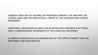 Gleno Humeral Instability - Dr Kiran Srinivas © | PPTX