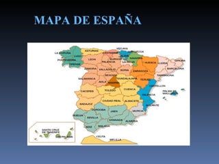 MAPA DE ESPAÑA   