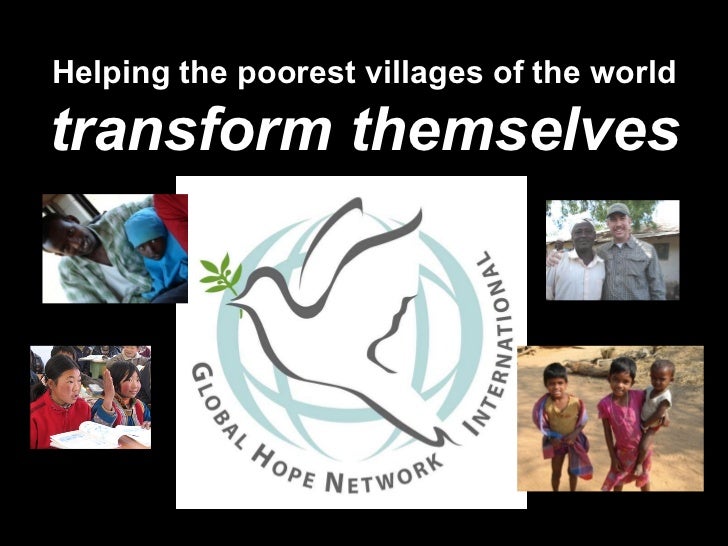 Helping the poorest villages of the worldtransform themselves 