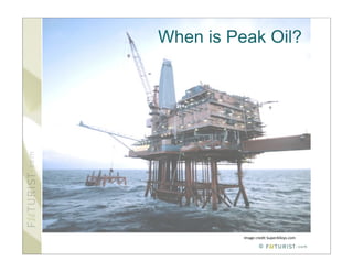 When is Peak Oil?




          Image credit SuperAlloys.com

                  ©
 