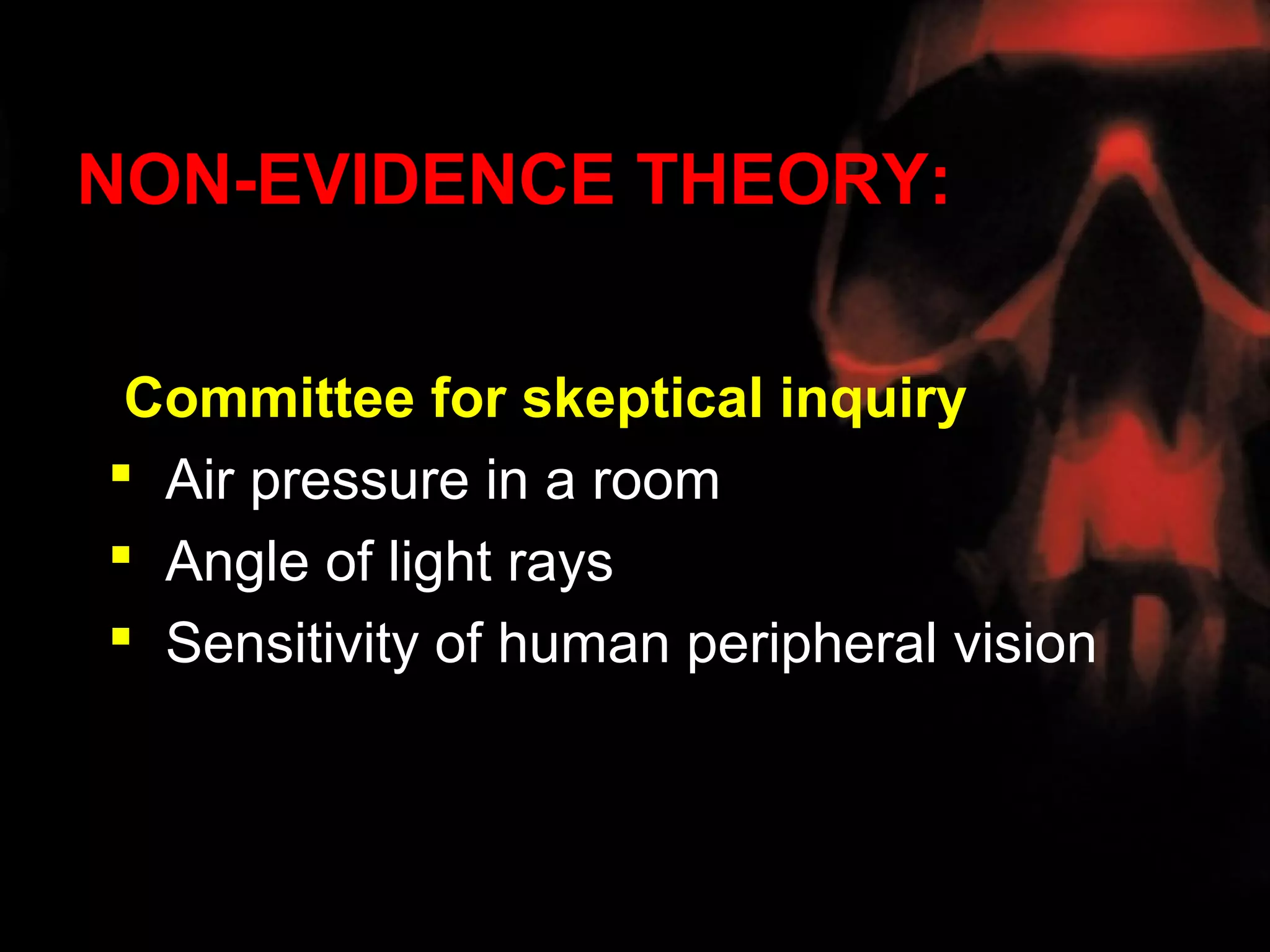 Ghosts in the light of Science | PPT